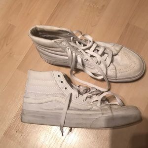 White High Top Vans